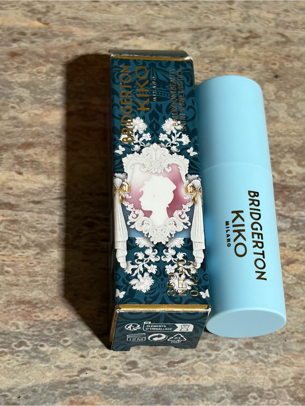 Kiko Milano Bridgerton BlackBerry Bliss 06 Ballroom Beauty Satin Lipstick